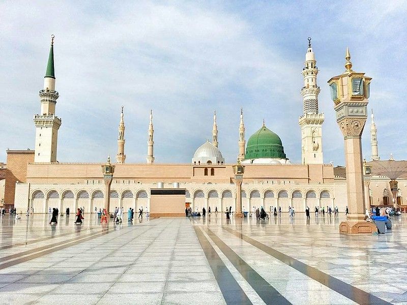 Expansion of the Prophet's Mosque, old and new